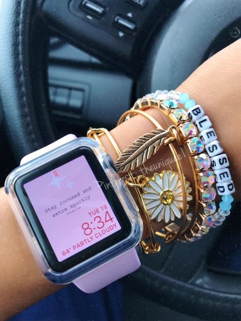 Apple Watch And Bracelets, Apple Watch Quotes, Apple Watch Wrist, Watch Quotes, Watch And Bracelets, Apple Watch Jewelry, Apple Quotes, Apple Watch Design, Goal Aesthetic