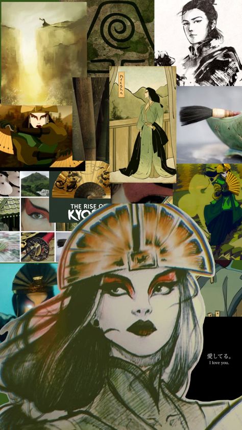 Do not repost ❤️ Avatar Kyoshi Wallpaper, Avatar Kyoshi Art, Kyoshi Tattoo, Aesthetic Atla Wallpaper, Kyoshi Avatar, Avatar Kyoshi Pfp, Kyoshi Rangi, Kyoshi And Rangi Avatar, Natsume Soseki