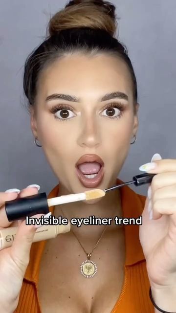 e.l.f. Cosmetics and Skincare on Instagram: "Have you tried the invisible eyeliner trend?! 😍 @makeupbysuziii using 16HR Camo Concealer to create invisible eyeliner with up to 16HR wear 🙌 Invisible eyeliner look originally created by @maytahmi Tap to shop 16HR Camo Concealer to get the look ✨ #elfcosmetics #eyeslipsface #elfingamazing #crueltyfree #vegan" Invisible Eyeliner, E.l.f. Cosmetics, Eyes Lips Face, Eyeliner Looks, The Invisible, Have You Tried, You Tried, Get The Look, Concealer