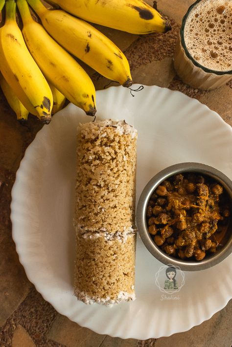 Gothambu Puttu | Wheat Puttu #AtoZChallenge Something Puttu Kerala, Puttu Recipe, Healthiest Breakfast, 10 Pounds In A Month, Cracked Wheat, Kerala Food, Grated Coconut, Best Breakfast Recipes, Breakfast Options