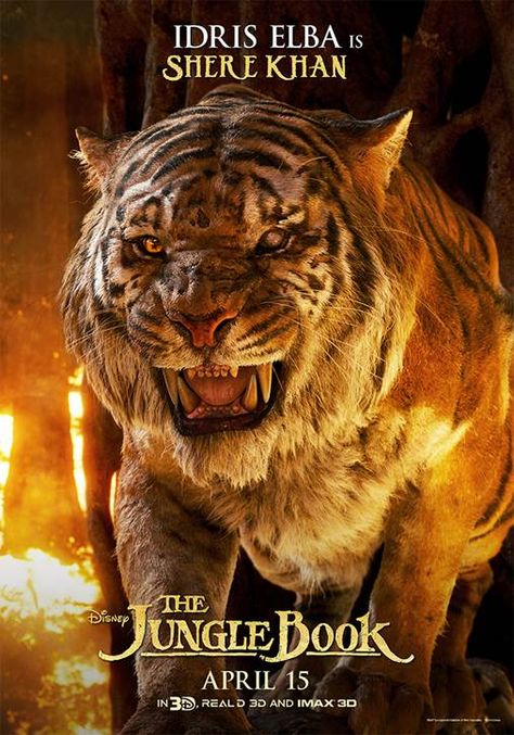 The Jungle Book (2016) - Shere Khan The Jungle Book 2016, Jungle Book 2016, Jungle Book Movie, Shere Khan, Jungle Book Disney, Adventure Movie, The Jungle Book, Image Chat, Film Disney