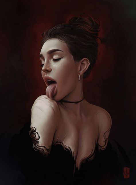 Digital Portrait Art, Arte Fantasy, Digital Art Girl, Digital Portrait, Character Portraits, Dark Fantasy Art, Portrait Art, Woman Face, Dark Art