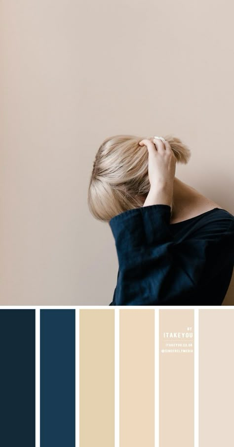 Navy And Taupe Color Palette, Dark Blue Beige Color Palette, Dark Blue And Beige Aesthetic, Navy Blue Pallet Colour Palettes, Dark Blue Color Combinations, Navy Blue Colour Combination, Blue And Beige Color Palette, Navy Blue Color Combinations, Blue And Beige Aesthetic