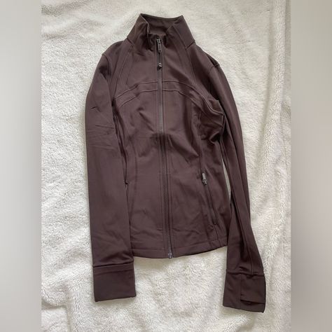 Lululemon Define Jacket Size 2-4-6-12 In Espresso Color New Without Tags Size 12 Rip Tag Was Off Lululemon Define, Define Jacket, Lululemon Define Jacket, Dream Clothes, Lululemon Athletica, Espresso, Size 12, Size 2, Jackets & Coats