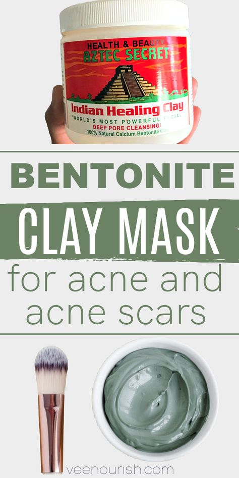 If you're searching effective and affordable clay masks for skin care, then you're in the right place! Here is a natural clay mask made with Bentonite clay. Learn the bentonite clay benefits and see how you can include it in your skin care routine. There's many bentonite face mask benefits and one of them is helping you achieve clear and healthy skin...... clay masks for acne. Bentonite Clay For Acne, Clay Mask For Acne, Bentonite Clay Face Mask Diy, Bentonite Clay Mask Acne, Bentonite Clay Mask Recipe, Bentonite Clay Mask Benefits, Benefits Of Bentonite Clay For Skin, Clay Mask Aesthetic, Aztec Clay Face Mask Diy