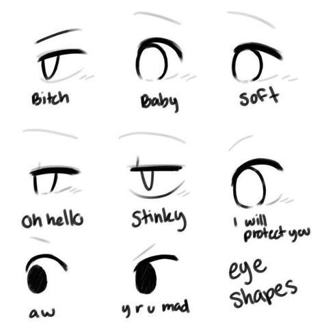 Lukisan Fesyen, Lukisan Comel, Drawing Face Expressions, Anak Haiwan, 얼굴 드로잉, Eye Drawing Tutorials, Drawing Eyes, 얼굴 그리기, Creative Drawing Prompts