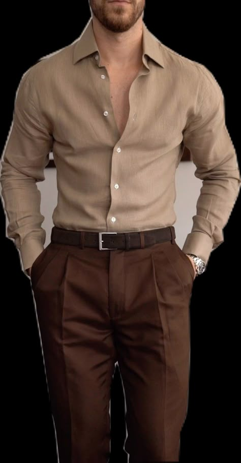 Business School Aesthetic Outfits, Formal Outfit Ideas Men, Autumn Business Outfit, Mens Brown Pants Outfit, Men’s Business Attire, Brown Jeans Outfit Mens, Business Casual Outfits Men, Hairstyles Business, Nails Business