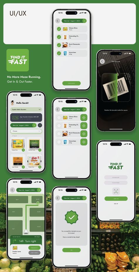Find It Fast. Grocery Shopping Made Easy.
Skip the wandering aisles. Our app helps you locate everything on your list in minutes.

Mobile App UI UX Design
Case Study
Usability Study
Research
Wireframe
Prototype Ux Design Case Study, Grocery List App, App Case Study, Grocery Shopping App, App Ui Ux Design, Design Case Study, Mobile App Design Inspiration, Mobile Ui Design, App Design Inspiration