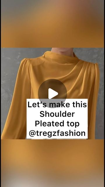 Pleated Top Pattern, Pleated Blouse Pattern, Pleated Top Blouses, Blouse Tutorial, Pattern Drafting Tutorials, Pleats Pattern, Fashion Courses, Sewing Courses, Fashion Vocabulary