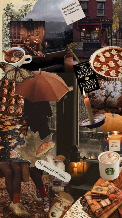 Rainy fall day Rainy Fall Aesthetic, Fall Rainy Day, Rainy Fall Day, Pumpkin Jam, Kiss Books, Spooky Autumn, Rainy Fall, Rainy Day Aesthetic, Fb Cover Photos