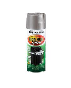 Rustoleum High Heat Ultra Spray -- paint intended for high temperatures can help you update fireplace screen doors to silver, copper, or black High Heat Spray Paint, Fireplace Grill, High Heat Paint, Heat Spray, Copper Spray Paint, Green Spray Paint, Diy Wood Stove, Interior Design Blogs, Silver Spray Paint