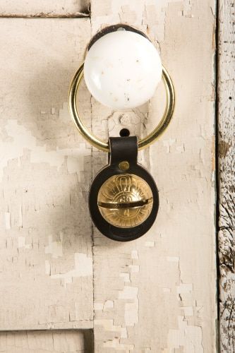 Leather Door, Vermont Country Store, Sleigh Bells, Brass Bell, Sleigh Bell, Hearth And Home, Brass Bells, Pencil Boxes, Country Store