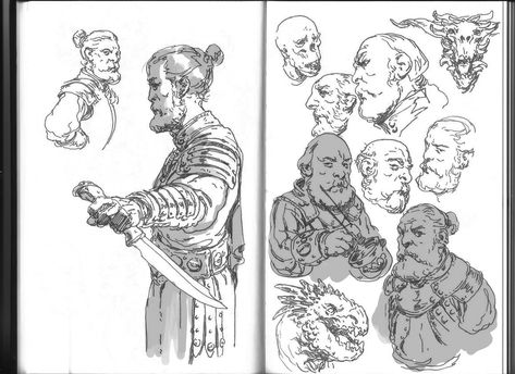 ArtStation - daily sketches, johan grenier Artist Sketchbook, Fantasy Photography, Drawing Skills, Painting Process, Drawing Techniques, Figure Drawing, Traditional Art, Art Sketchbook, Dark Fantasy