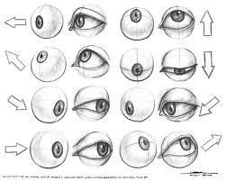 Face From Bottom Angle, Nose At Different Angles, Eye Placement Drawing, Drawing Angles Perspective, Eye Looking Down Drawing, How To Draw Facial Features, Eyes From Different Angles, Art Reference Eyes, How To Sketch Eyes