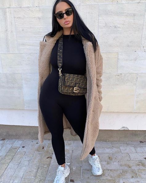 Naked Wardrobe on Instagram: “Almost sold out of our restock..The All Body Jumpsuit is 🔥🔥🔥 @yasmindechristie” Bodycon Jumpsuit Outfit, Rompers Womens Jumpsuit, Winter Fashion Outfits Casual, Cold Outfits, Looks Black, Baddie Outfits Casual, Cute Simple Outfits, Fall Fashion Outfits, Looks Style