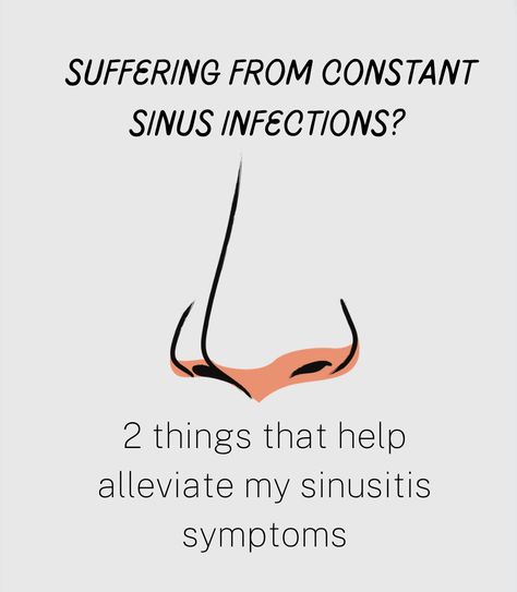 Suffering from constant sinus infections? Here are 2 things that help alleviate my sinusitis symptoms. Sinusitis Symptoms, Sinus Infection Relief, Drain Sinuses, Saline Rinse, Sinus Infection Symptoms, How To Clear Sinuses, Sinus Infection Remedies, Chronic Sinusitis, Candida Overgrowth