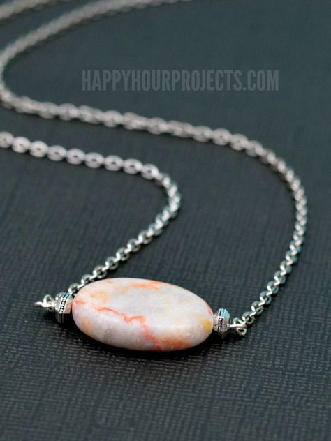 Stone Diy, Diy Jewelry Rings, Wire Jewelry Making, Diy Collier, Diy Jewelry Inspiration, Beaded Necklace Diy, Pearl Jewelry Necklace, Stone Beaded Necklace, Necklace Diy