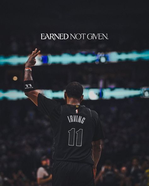 Success is never given. • • • #discipline #kyrieirving #nba Motivating Photos, Kyrie Quotes, Ball Is Life, Nba Motivation, Quotes About Sports, Nba Motivation Wallpaper, Basketball Quotes Wallpaper Iphone, Kyrie Irving Quotes, Basketball Motivation Wallpaper