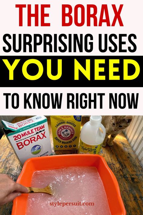 Beyond its traditional role as a laundry booster, borax boasts a plethora of uses in cleaning, health, and home maintenance. Explore the 40+ surprising and effective ways to incorporate borax into your daily routine. Borax Uses, Borax Cleaning, Natural Cleaning Products Diy, Laundry Booster, Home Maintenance Checklist, Homemade Cleaning Solutions, Diy Cleaning Hacks, Household Cleaner, Diy Cleaners