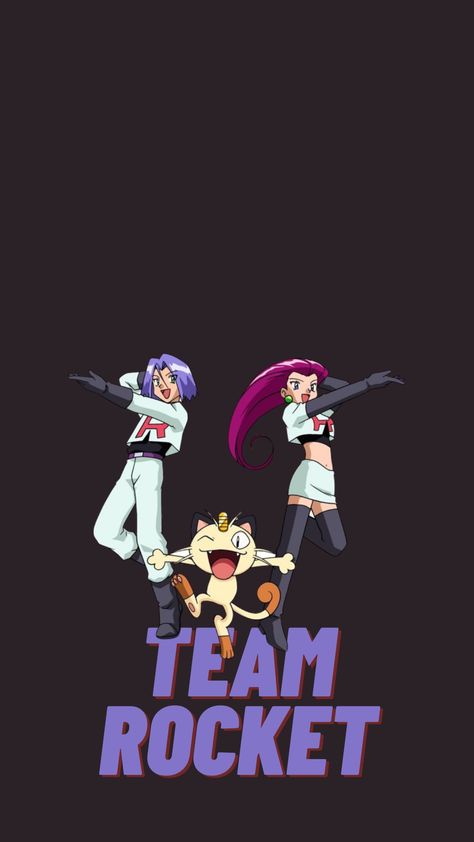 Team Rocket Wallpaper Iphone, Team Rocket Wallpaper, Pokemon Team Rocket, Rocket Power, Joker Batman, Team Wallpaper, Pokemon Wallpaper, Pokemon Anime, Team Rocket