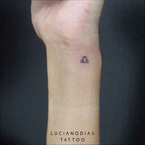 Tattoo uploaded by Luciano Dias | Libra #libra #sign #zodiac #fineline #minimalist | 830605 | Tattoodo Libra Tattoo Ideas For Women, Libra Tattoo Ideas, Libra Tattoo, Fineline Tattoo, Tattoo Wrist, Box Studio, Libra Sign, Tattoo Ideas For Women, Space Tattoo