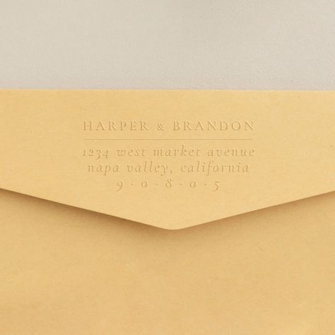 Chic Minimalist Typography Wedding Return Address Embosser - tap/click to personalize and buy #Embosser #chic, #minimalist, #typogaphy, #wedding, #return Couple Calligraphy, Address Embosser, Wedding Return Address, Typography Wedding, Return Address Wedding, Minimalist Typography, Custom Rubber Stamps, Return Address Stamp, Calligraphy Wedding