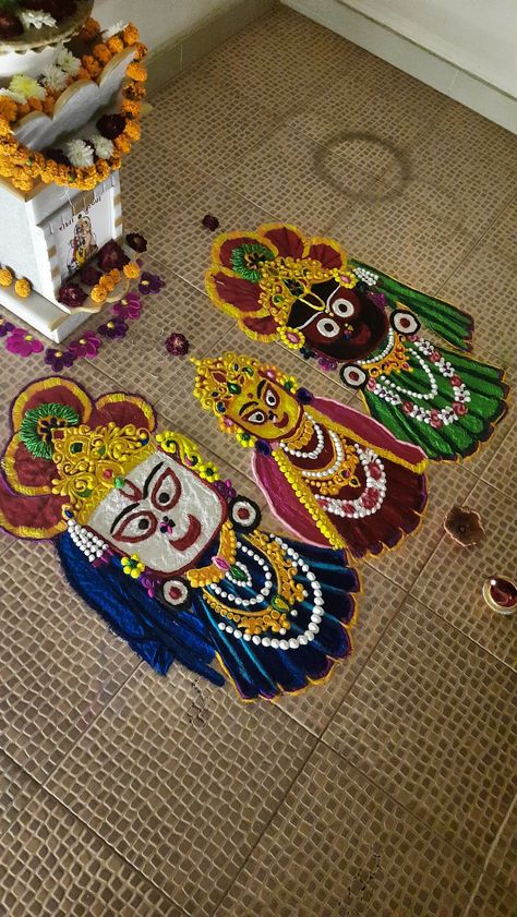 Jagannath Lord Rangoli, Lord Jagannath Rangoli, Jagannath Rangoli Design, Jaganath Rangoli, Jagannath Paintings, Jagannath Pic, Jagannath Rangoli, Jagannath Wallpaper, Jhoti Design