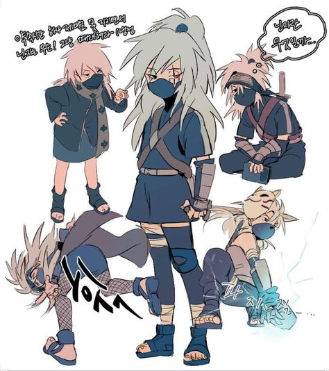 Kakashi Comic, Fem Kakashi, Female Naruto, Kakashi And Obito, Naruto Oc Characters, Kushina Uzumaki, Kakashi Sensei, Hatake Kakashi, Naruto Fan Art