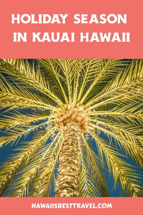 Explore the enchanting holiday spirit of Christmas on the beautiful island of Kauai, Hawaii. Immerse yourself in a wonderland filled with joy and cheer by following our comprehensive guide to all the festive activities. From awe-inspiring Festival of Lights to celebrations in a tropical paradise, every moment promises unforgettable memories and magical experiences. Join us on this festive journey where the warmth of Christmas meets the allure of Hawaiian bliss. Christmas In Kauai, Hawaii In December, Honolulu City, Festive Activities, Holidays 2023, Hawaii Christmas, Hawaii Holiday, December Activities, Visit Hawaii