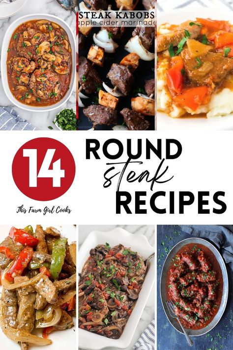 Bbq Round Steak Recipes, Recipes Using Bottom Round Steak, Recipes Using Round Steak Meat, Round Stake Recipes, What To Make With Round Steak, Boneless Round Steak Recipes, Healthy Round Steak Recipes, Bottom Round Steak Recipes Instant Pot, Inside Round Steak Recipes