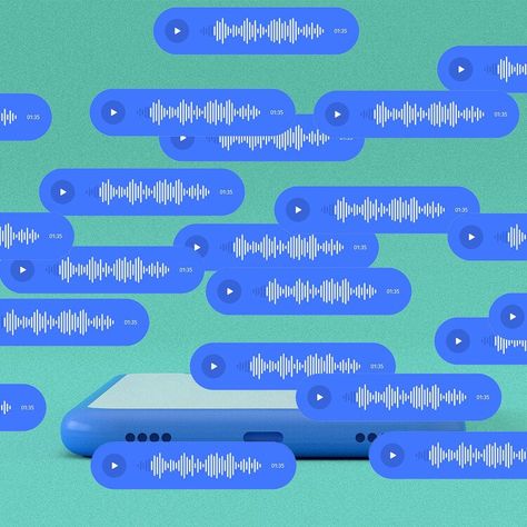 Maybe Don’t Send That Voice Note — The Atlantic Voice Note, The Atlantic, Evolution, Vision Board, The Voice, Audio