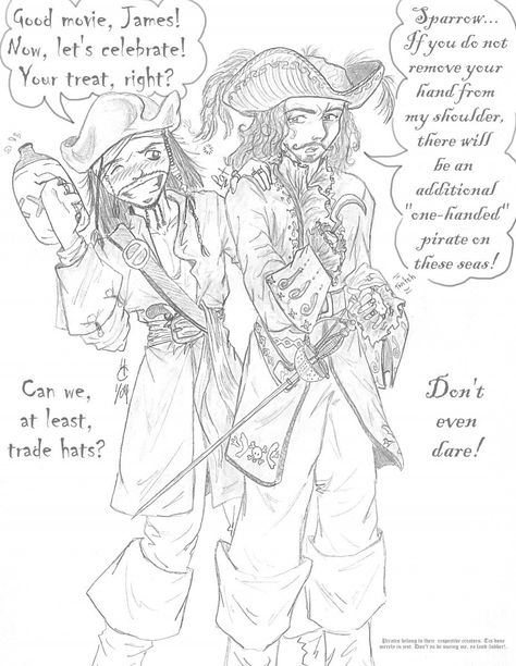 Tinkerbell And Friends, Pirate Art, Disney Crossovers, Captain Jack Sparrow, Short Comics, Captain Jack, Jack Sparrow, Pirate Theme, Captain Hook