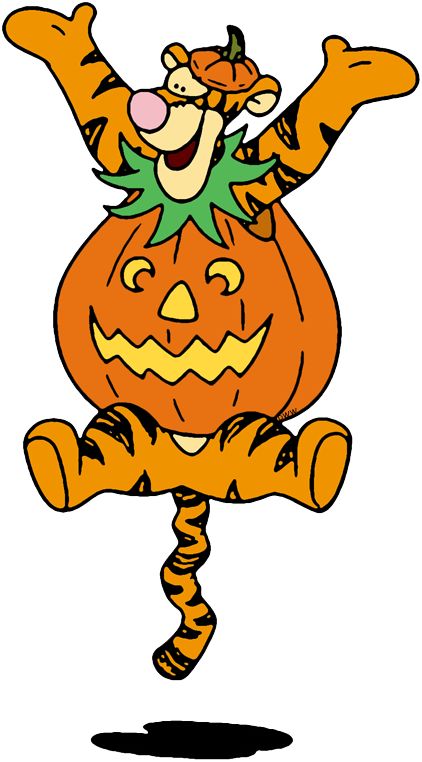 Winnie The Pooh Fall, Disney Clip Art, Tigger Halloween, Winnie The Pooh Drawing, Winnie The Pooh Halloween, Tigger Disney, Halloween Yard Art, Halloween Clip Art, Tigger Winnie The Pooh