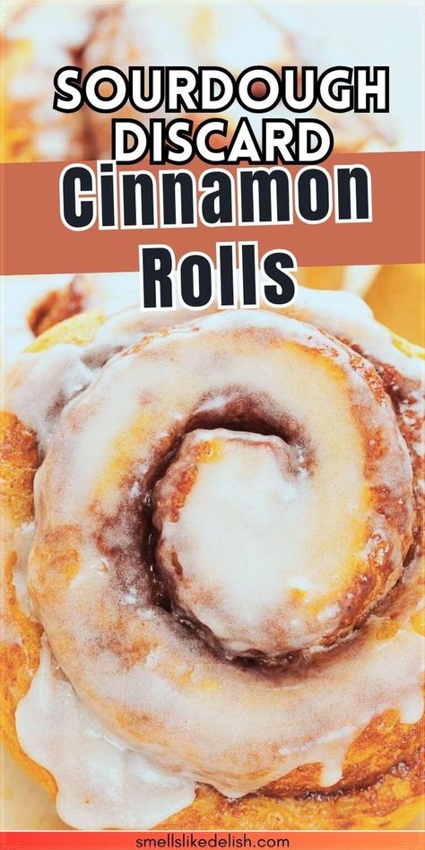 Sourdough Discard Cinnamon Rolls are a delightful and easy way to use up
 leftover sourdough starter. These fluffy and flavorful rolls are filled
 with a sweet cinnamon filling and topped with a creamy frosting. By 
using sourdough discard, you're not only reducing waste but also adding a
 unique and tangy flavor to your cinnamon rolls. Discard Cinnamon Rolls, Sourdough Discard Cinnamon Rolls, Using Sourdough Discard, Homemade Sourdough Bread Recipes, Sourdough Cinnamon Rolls, Cinnamon Filling, Creamy Frosting, Sourdough Starter Discard Recipe, Cinnamon Roll Dough