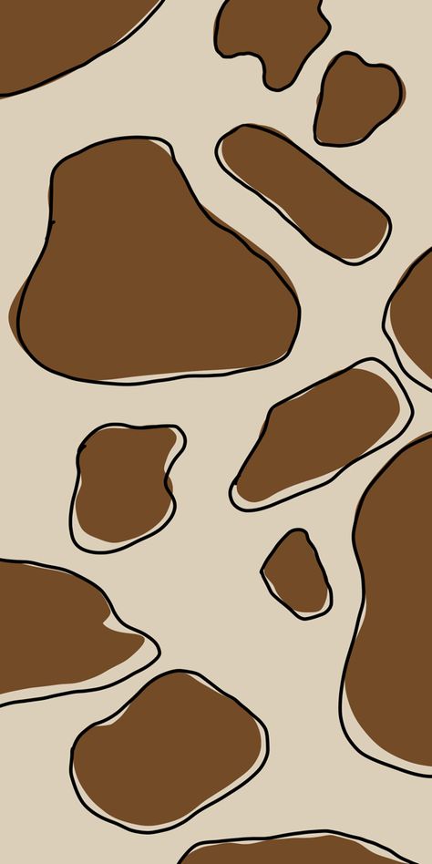 Cow Esthetics, Aesthetic Cow Print Background, Cow Print Lockscreen, Aesthetic Cow Print Wallpaper, Brown Esthetics, Brown Cow Print Wallpaper, Cow Wallpapers, Aesthetic Cow Print, Cow Print Background