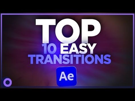 (1) 10 Easy After Effects Transitions 2023 - YouTube After Effects Transitions, Circuit Bending, After Effect Tutorial, After Effects, Bending, Motion Design, Circuit, To Learn, Editorial