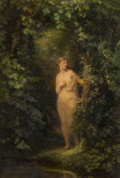 Mists Of Avalon, Gardens Of Babylon, Wood Nymphs, Fairy Paintings, Forest Painting, Lake Forest, Forest Fairy, Classical Art, In The Forest