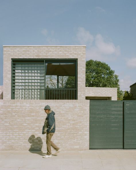 Grey Brick Houses, Gray Brick Wall, Suffolk Cottage, Global Architecture, Brick Planter, British Homes, Two Bedroom House, Old Garage, Grey Brick