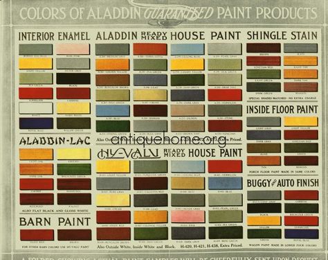 historic bungalow colors ~ vintage palette, 1910-1920  Source: Aladdin Homecraft Marketplace, antiquehome.org. 1916 historic bungalow colors and suggestions for color schemes for homes circa 1910 - 1920.    ...BTW,Please Check this out:  http://artcaffeine.imobileappsys.com Historic Bungalow, Bold Bohemian, Oak Trim, Craftsman Bungalow, Bungalow Homes, Bohemian Rugs, Gypsum Board, Flickr Com, Living Vintage