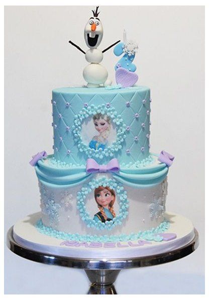 Frozen Cake Design, Frozen Cake Designs, Elsa Birthday Cake, Frozen Birthday Party Cake, Pastel Frozen, Frozen Themed Birthday Cake, Elsa Cake Frozen, 4de Verjaardag, Frozen Theme Cake