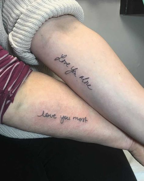 Matching Auntie And Niece Tattoos, Mother And Daughter Tatoos, Niece Tattoo, Mommy Daughter Tattoos, Moving On Tattoos, Small Chest Tattoos, This Kind Of Love, Semicolon Tattoo, Mother Daughter Relationships