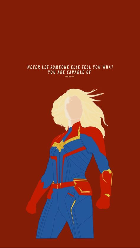 Lockscreen Background inspirational quotes Carol Denvers Captain Marvel Wallpapers frasi ispirazionali motivation motivazionali minimal minimalist art stickers disegno draw marvel studios fanart Captain Marvel Wallpaper Aesthetic, Captain Marvel Quotes, Captain Marvel Tattoo, Caption Marvel, Captain Marvel Wallpaper, Superman Quotes, Tony And Pepper, Lockscreen Background, Marvel Wallpaper Hd