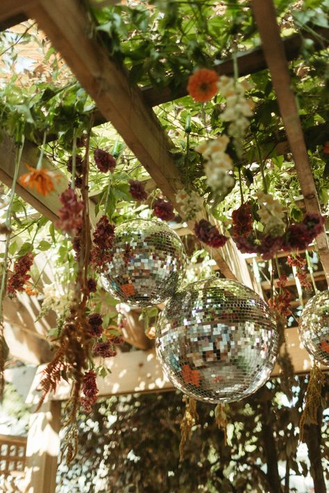 The Bride Rocked a Mini Dress For This Dreamy Backyard Wedding Dreamy Backyard, Backyard Celebration, Custom Pennants, Backyard Wedding Ceremony, Wedding Stone, Indie Wedding, Perfect Backyard, Ceremony Seating, Garden Party Wedding