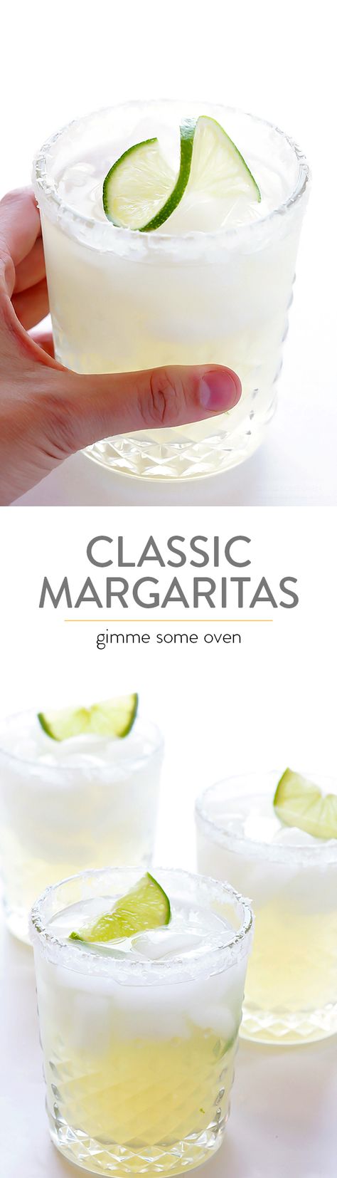 Learn how to make a PERFECT margarita with this simple, classic, 3-ingredient recipe. It's always a winner! | gimmesomeoven.com Best Margarita, Best Margarita Recipe, Classic Margarita Recipe, Special Drinks, Perfect Margarita, 3 Ingredient Recipes, Alcoholic Beverage, Classic Margarita, Milk Shakes