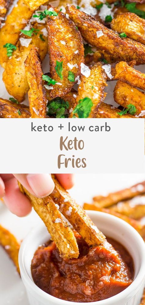 Keto fries on the keto diet can be the best option when going low carb. This is an easy recipe using turnips. Turnips are the best option for this better than jicama easily. Videos to show you just how to do it and make them extra crispy! Low Carb Fries Substitute, French Fry Alternative Low Carb, Keto French Fries, Keto Fries, Healthy Pork Chop Recipes, Quick Keto Meals, Keto Sides, Sugar Free Ketchup, Quick Healthy Lunch