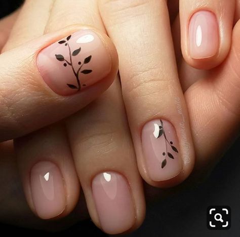 Minimal Nails, Her Nails, Black Nail Designs, Black Nail, Pedicures, Minimalist Nails, Cute Acrylic Nails, Nail Manicure, Trendy Nails