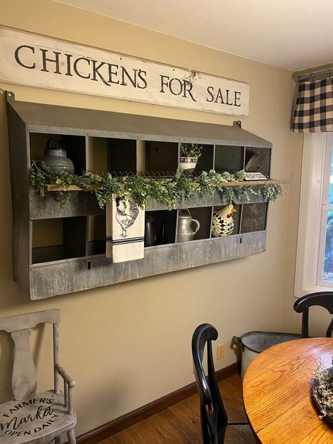 Nesting Boxes Decor, Chicken Coop Decor, Chicken Nesting Boxes, Chicken Decor, Nesting Box, Farmhouse Decor Living Room, Farmhouse Style Kitchen, Farm Decor, Nesting Boxes