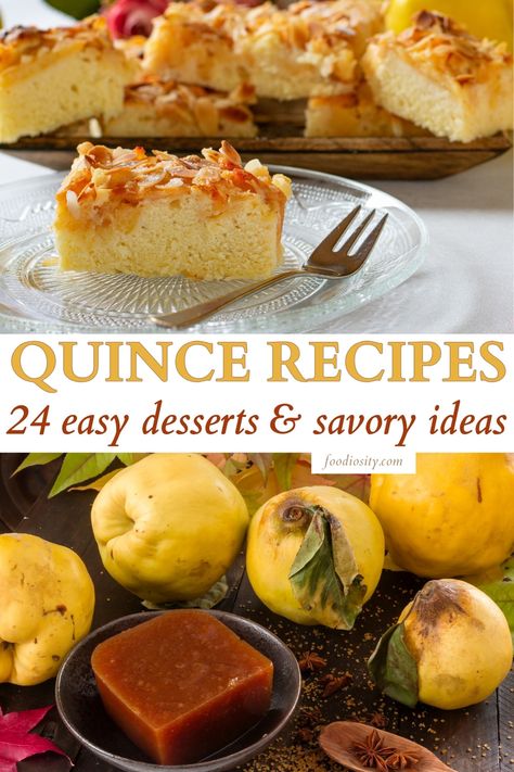 Quince Recipes Desserts, Quince Pie Recipe, Quince Fruit Recipes, Quince Food Ideas, Quince Desserts, Quince Pie, Red Wine Dessert, Quince Food, Quince Recipes