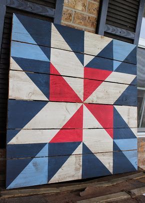 Barn Signs, Painted Barn Quilts, Barn Quilt Designs, Barn Art, Barn Quilt Patterns, Barn Board, Quilt Material, Diy Quilt, Barn Quilt