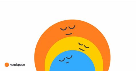 Headspace on Twitter: "Sunday scaries? Take a moment to pause. #headspace… " Headspace Character Design, Safe Space Illustration, Omori Widgets Headspace, Calming App Design, Headspace Illustration, Mindfulness App, Cat App, Brochure Design Layout, Learn To Meditate